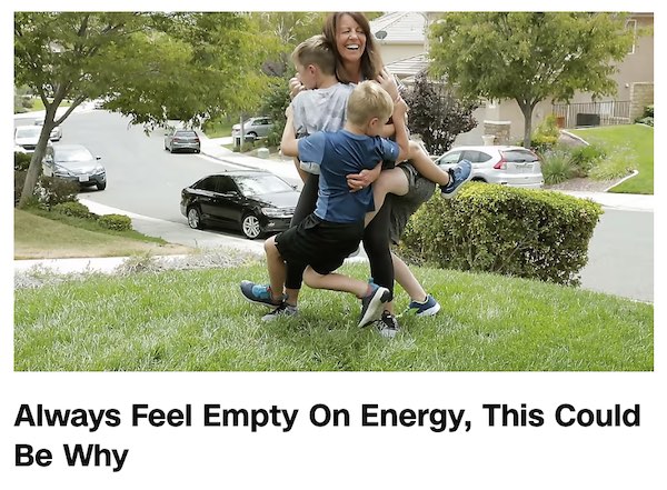 empty on energy